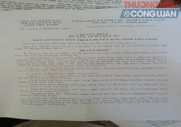Trà Vinh: DN gian dối, nông dân điêu đứng - Bài 8: Không thoả thuận hợp tác, bỗng dưng bị kiện