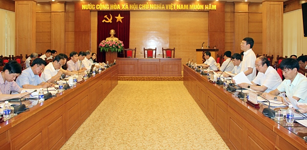 Đoàn công tác Bộ Kế hoạch và Đầu tư làm việc với UBND tỉnh Vĩnh Phúc