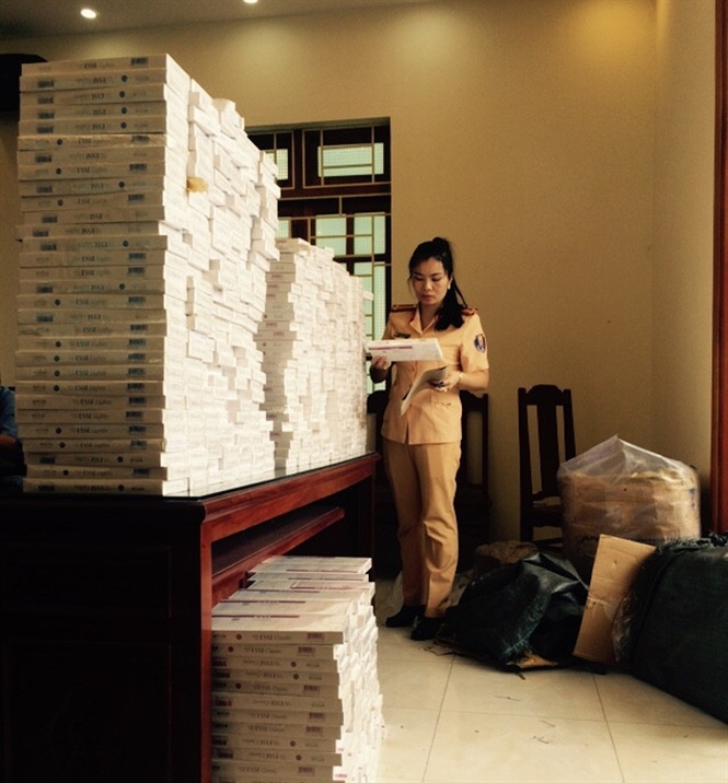 Thanh Hóa: Thu giữ gần 6.000 bao thuốc lá lậu