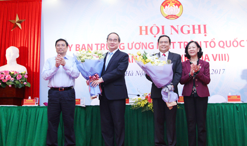 Ông Trần Thanh Mẫn giữ chức Chủ tịch Ủy ban Trung ương MTTQ Việt Nam