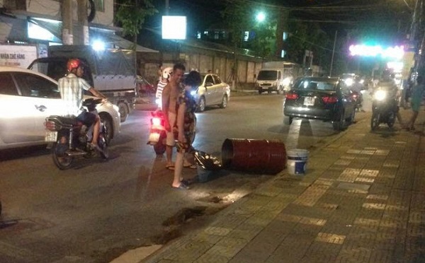 Quảng Ninh: Nổ thùng phuy, một người bị trọng thương - Hình 1