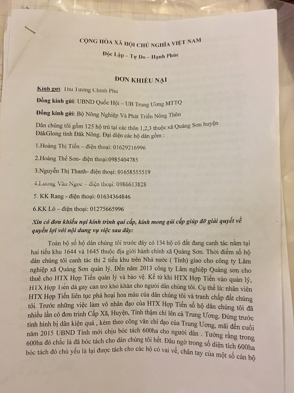 Huyện Đăk Glong (Đăk Nông): Tiếng kêu cứu từ “điểm nóng” Quảng Sơn
