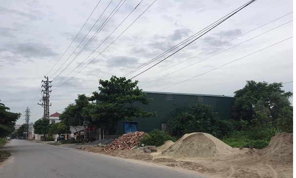 Hải Dương: Công trình không phép lấn chiếm dự án khu dân cư