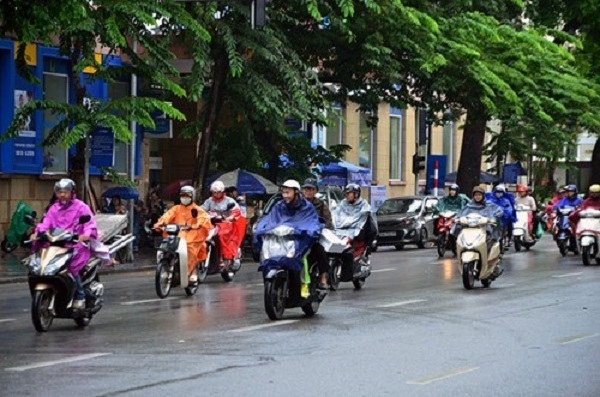 Bắc Bộ có mưa rào và giông trên diện rộng