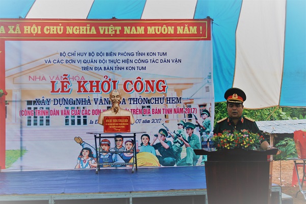 Thượng tướng Lê Chiêm- Thứ trưởng Bộ Quốc phòng làm việc tại Kon Tum - Hình 1