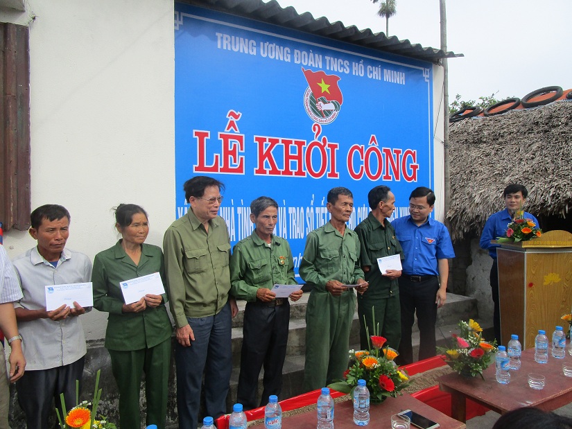 Quảng Xương (Thanh Hóa): Khởi công xây dựng nhà tình nghĩa cho cựu thanh niên xung phong