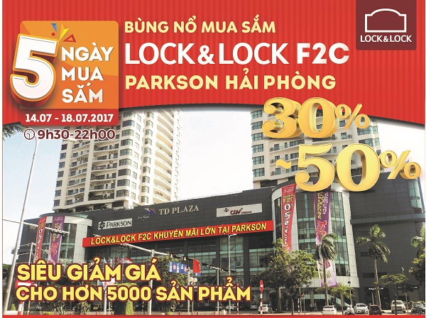 Khuyến mại cực lớn tại Lock&Lock Parkson Hải Phòng