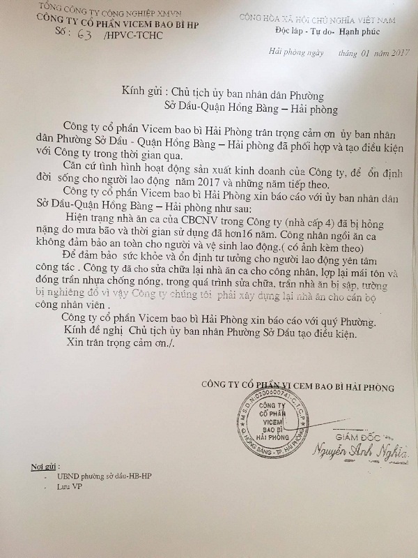 Hải Phòng: Làm rõ trách nhiệm đối với một công trình xây dựng không phép