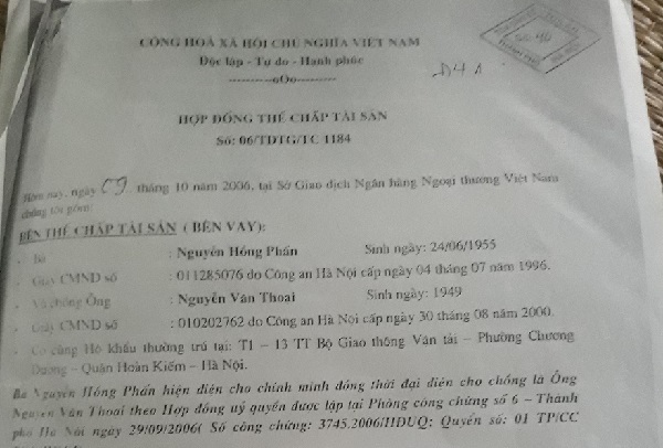 Vụ NH Vietcombank kê biên nhà-Bài 10: Ngân hàng kê biên, thu giữ tài sản… trái pháp luật?!