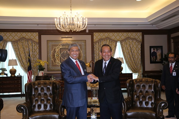 Phó Thủ tướng Trương Hòa Bình Hội đàm với Phó Thủ tướng Malaysia - Hình 1