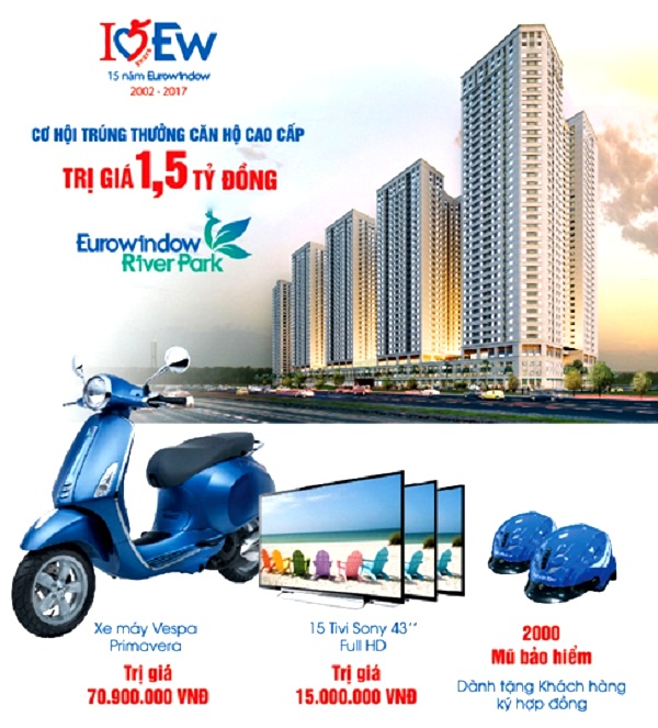 Eurowindow tặng 2017 phần quà kỷ niệm 15 năm thành lập