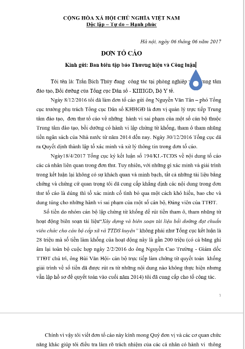 Trung tâm Đào tạo, bồi dưỡng (Tổng cục DS-KHHGĐ): Có bao che cho cán bộ sai phạm?