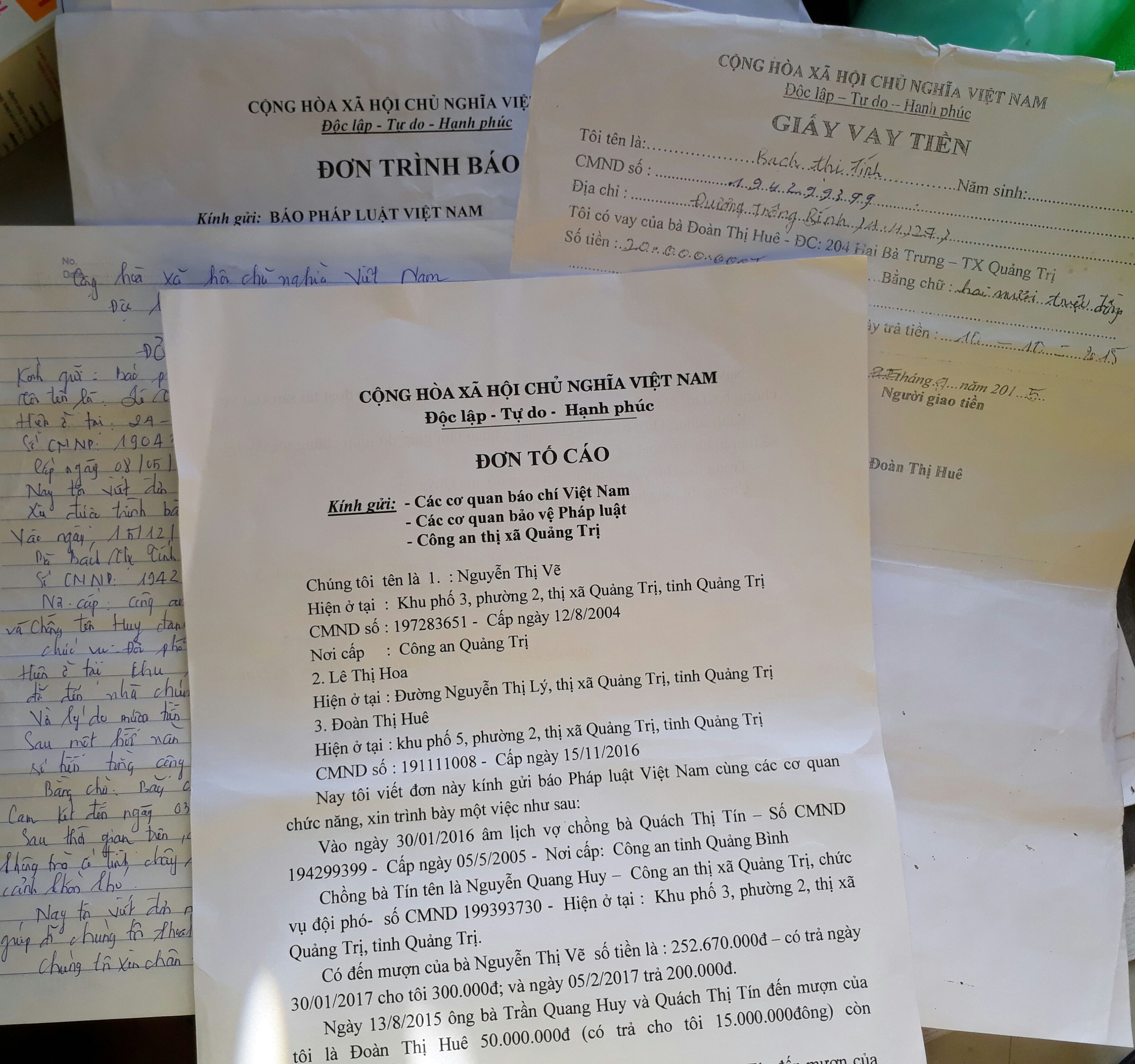 Quảng Trị: Cần làm rõ nội dung vợ chồng công an bị người dân tố lừa đảo?