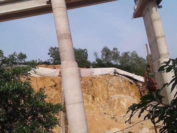 Quảng Ninh: Sập dầm cầu tại dự án cao tốc nghìn tỷ - Hình 1