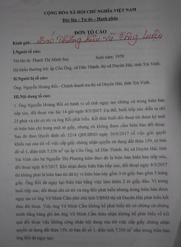 Chuyện lạ ở Trà Vinh - Bài 6: Văn bản “lạ” đẩy người dân vào thế mất đất