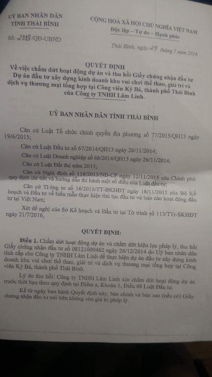 Công ty Lâm Linh (Thái Bình): Không đủ năng lực vẫn “trúng thầu” các dự án trọng điểm?