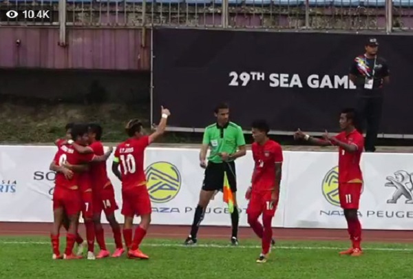 Hủy diệt Brunei, U22 Myanmar là đội đầu tiên lọt vào bán kết SEA Games 29 - Hình 1