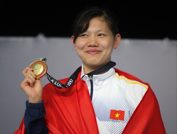 Kình ngư Ánh Viên tiếp tục đoạt HCV thứ 4 tại SEA Games 29