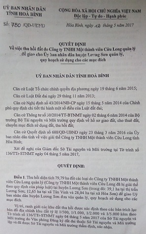Tiếp vụ thu hồi đất tại huyện Lương Sơn (Hoà Bình): Thu hồi đất có trái luật? - Hình 4