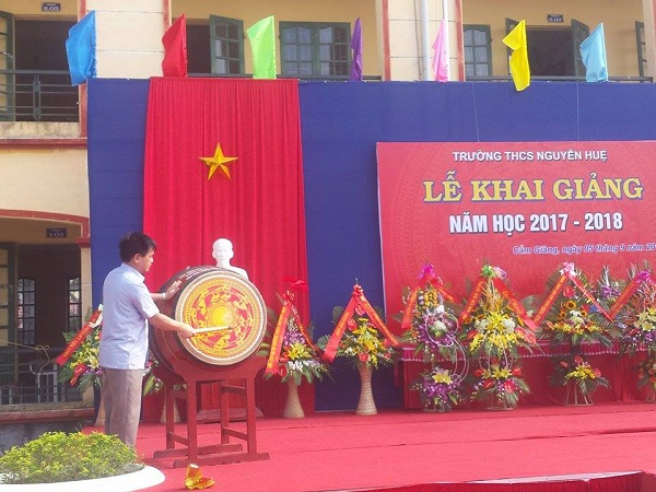 Hải Dương: Trường THCS Nguyễn Huệ tổ chức lễ khai giảng năm học 2017 – 2018 - Hình 1