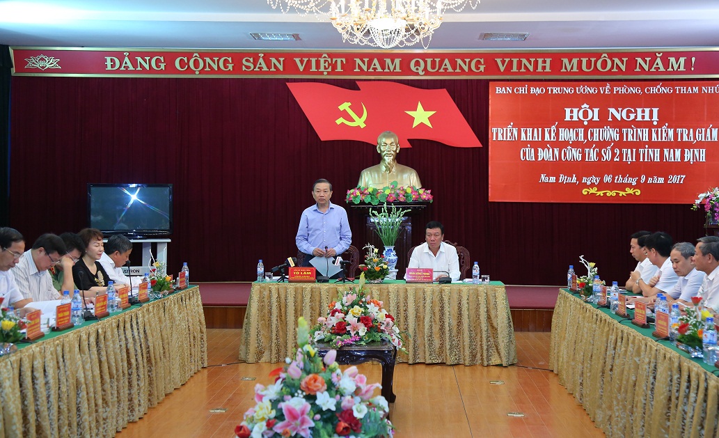 Ban chỉ đạo Trung ương về phòng chống tham nhũng kiểm tra, giám sát tại tỉnh Nam Định - Hình 1
