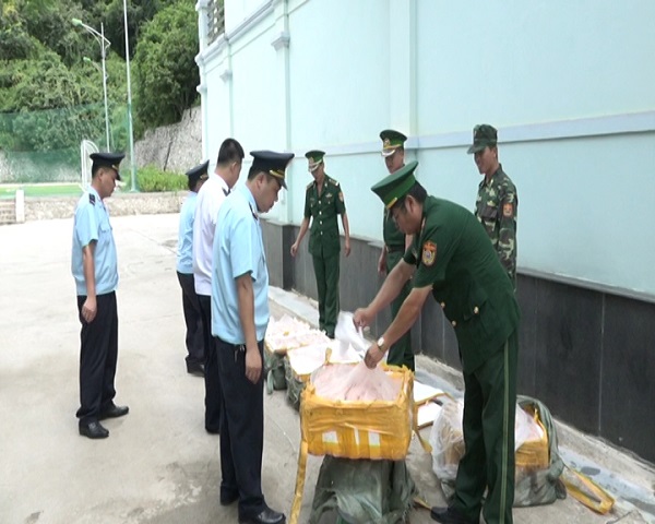 Lạng Sơn: Bắt giữ 250 kg nầm lợn không rõ nguồn gốc - Hình 1