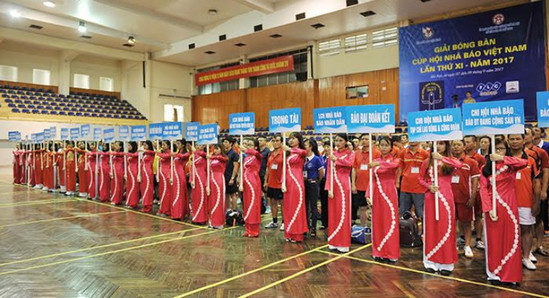 Khai mạc Giải Bóng bàn Cúp Hội Nhà báo Việt Nam lần thứ XI