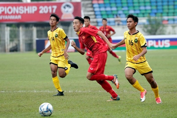 Hủy diệt U18 Brunei, U18 Việt Nam khởi đầu ấn tượng tại U18 ĐNÁ - Hình 1
