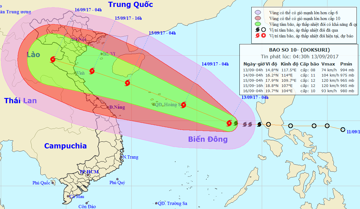 Bộ trưởng Bộ Công Thương ra công điện khẩn toàn ngành tập trung ứng phó, khắc phục hậu quả bão số 10