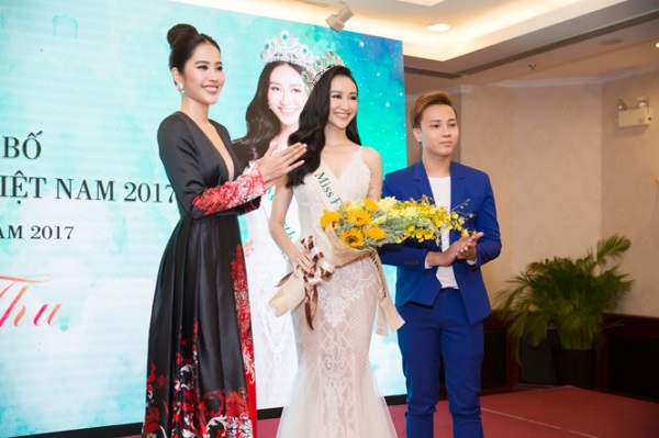 Hà Thu rạng rỡ trong buổi lễ công bố đại diện Việt Nam tại Hoa hậu Trái đất 2017 - Hình 6
