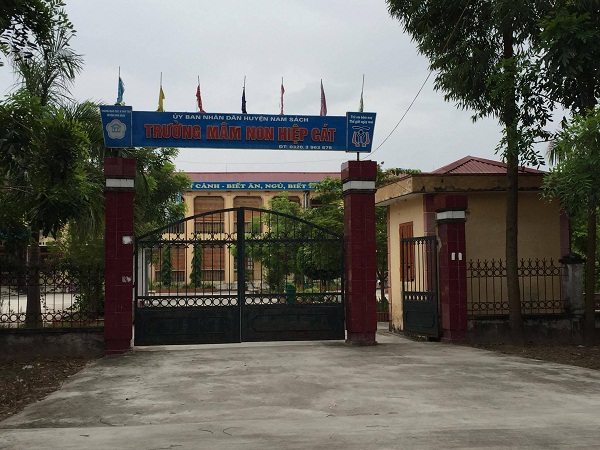 Hải Dương: Phát hiện nhiều sai phạm tại Trường Mầm non Hiệp Cát