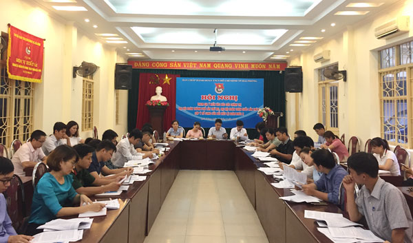 Hải Phòng: Lấy ý kiến góp ý báo cáo chính trị Đại hội Đoàn thành phố lần thứ XIII