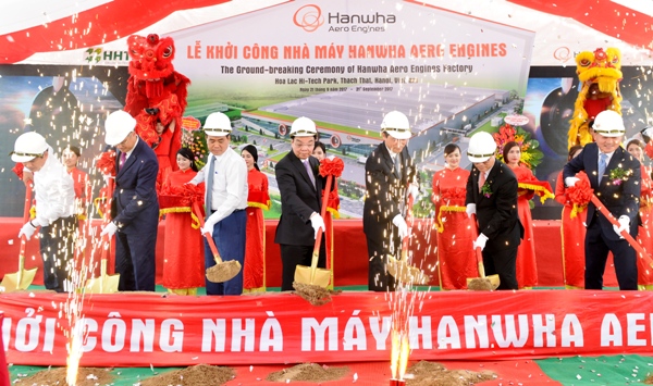 Nhà đầu tư Hàn Quốc khởi công nhà máy tại Khu công nghệ cao Hoà Lạc - Hình 1