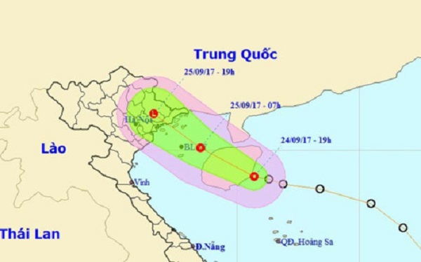 Công điện khẩn về ứng phó áp thấp nhiệt đới và mưa lũ