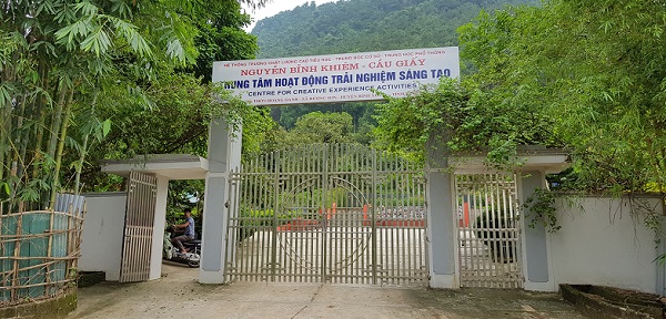 Trung tâm trải nghiệm sáng tạo Nguyễn Bỉnh Khiêm (Vĩnh Phúc): Xây dựng và hoạt động không phép - Hình 1