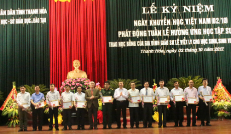 Kỷ niệm 18 năm thành lập Hội khuyến học tỉnh Thanh Hóa