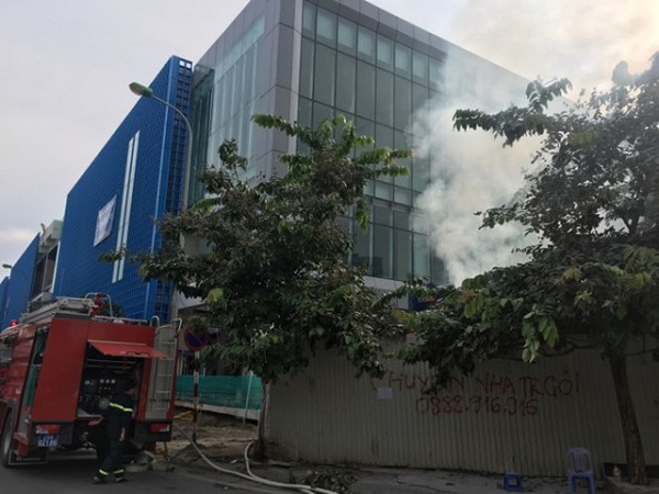 Hỏa hoạn tại công trường nhà ga Cát Linh – Hà Đông - Hình 1