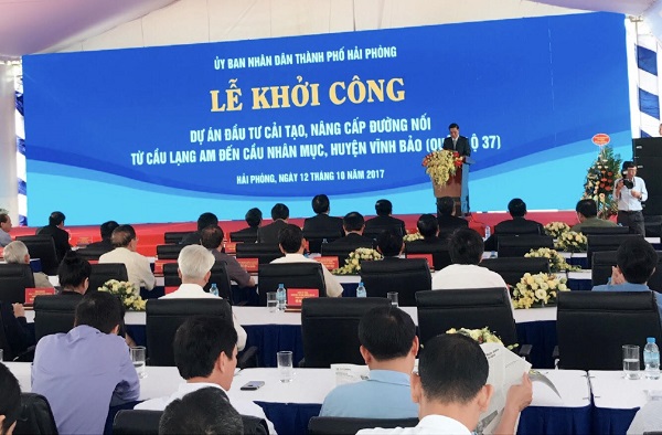 Hải Phòng: Khởi công Dự án đầu tư cải tạo, nâng cấp Quốc lộ 37