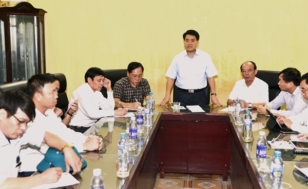 Hà Nội: Chủ tịch Nguyễn Đức Chung chỉ đạo nhiều sở ngành phối hợp khắc phục thiên tai - Hình 1