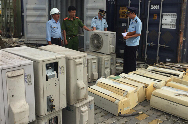 Bà Rịa – Vũng Tàu: Bắt giữ lô hàng máy lạnh cũ tại cảng Cái Mép - Hình 1