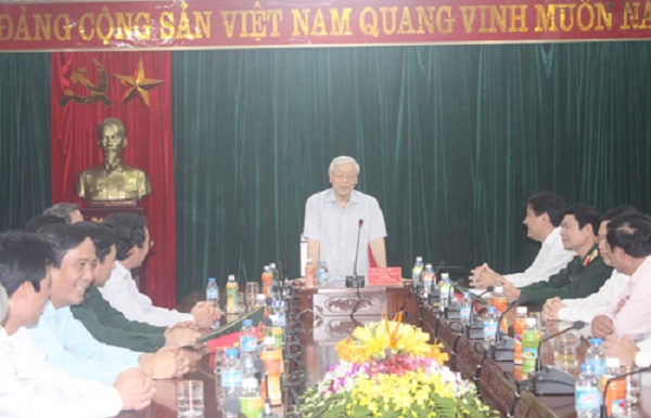 Tổng bí thư Nguyễn Phú Trọng thăm, làm việc tại tỉnh Nghệ An - Hình 1
