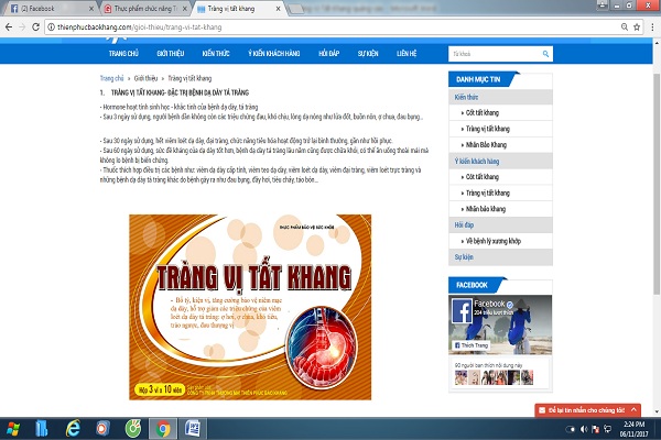 TPCN Tràng Vị Tất Khang: Thổi phồng công dụng - Quảng cáo như thuốc đặc trị bệnh?
