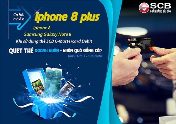SCB: Doanh nghiệp quẹt thẻ hưởng nhiều tiện ích