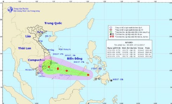 Bắc Bộ đón không khí lạnh, biển Đông xuất hiện áp thấp nhiệt đới