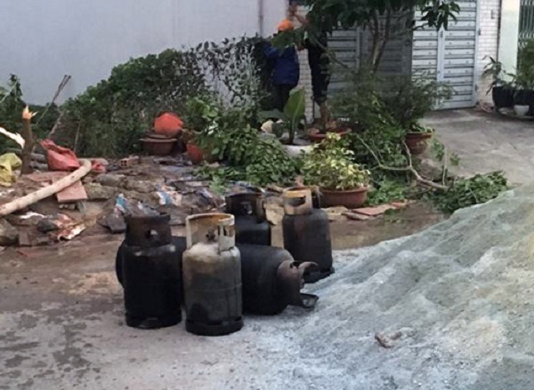 TP. HCM: Nổ lớn tại cơ sở sang chiết ga