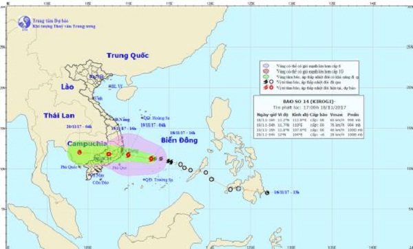 Thủ tướng chỉ đạo ứng phó khẩn cấp bão số 14 và mưa lũ