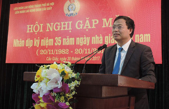 Quận Cầu Giấy (Hà Nội): Kỷ niệm 35 năm ngày Nhà giáo Việt Nam - Hình 1