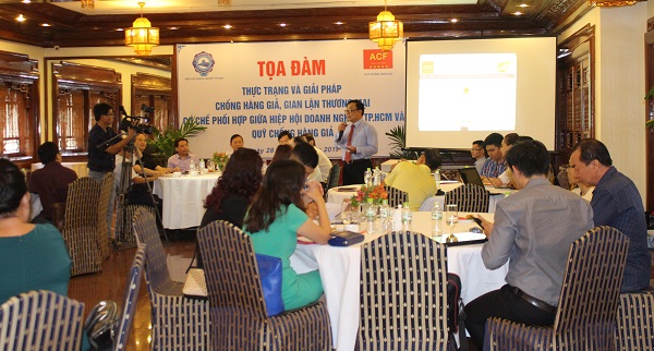 Toạ đàm “Cơ chế phối hợp giữa Hiệp hội DN TP. HCM và Quỹ chống hàng giả”
