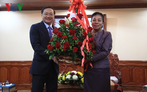 Đại sứ Việt Nam tại Lào chúc mừng Quốc khánh Lào - Hình 1