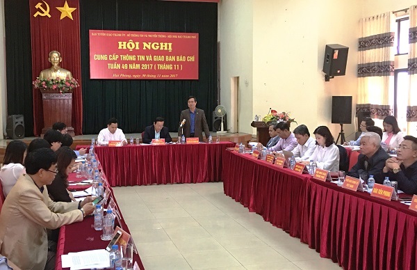 Hải Phòng: Báo chí tập trung phản ánh tình hình KTXH thành phố